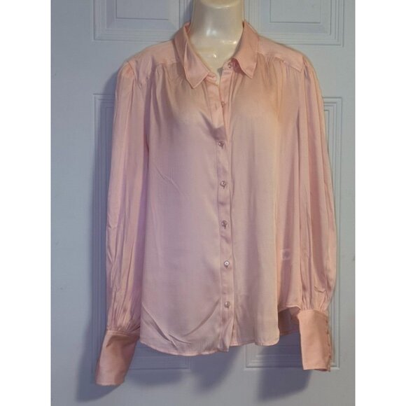 Trina Turk Silk Sagittarius Blouse SZ XXL Glam Fashion - Picture 1 of 7
